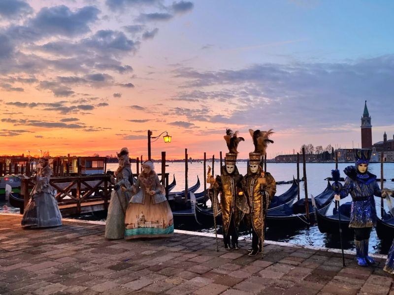 Magischer Maskenmorgen in San&nbsp;Marco